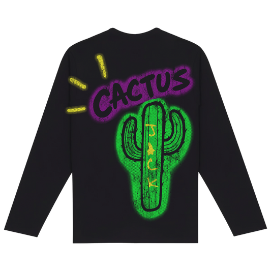 AK STUDIOS TRAVIS SCOTT "CACTI" LONG SLEEVE BLACK