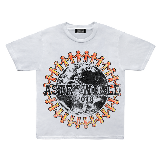 AK STUDIOS TRAVIS SCOTT ‘WISH YOU WERE HERE’ TOUR TEE WHITE