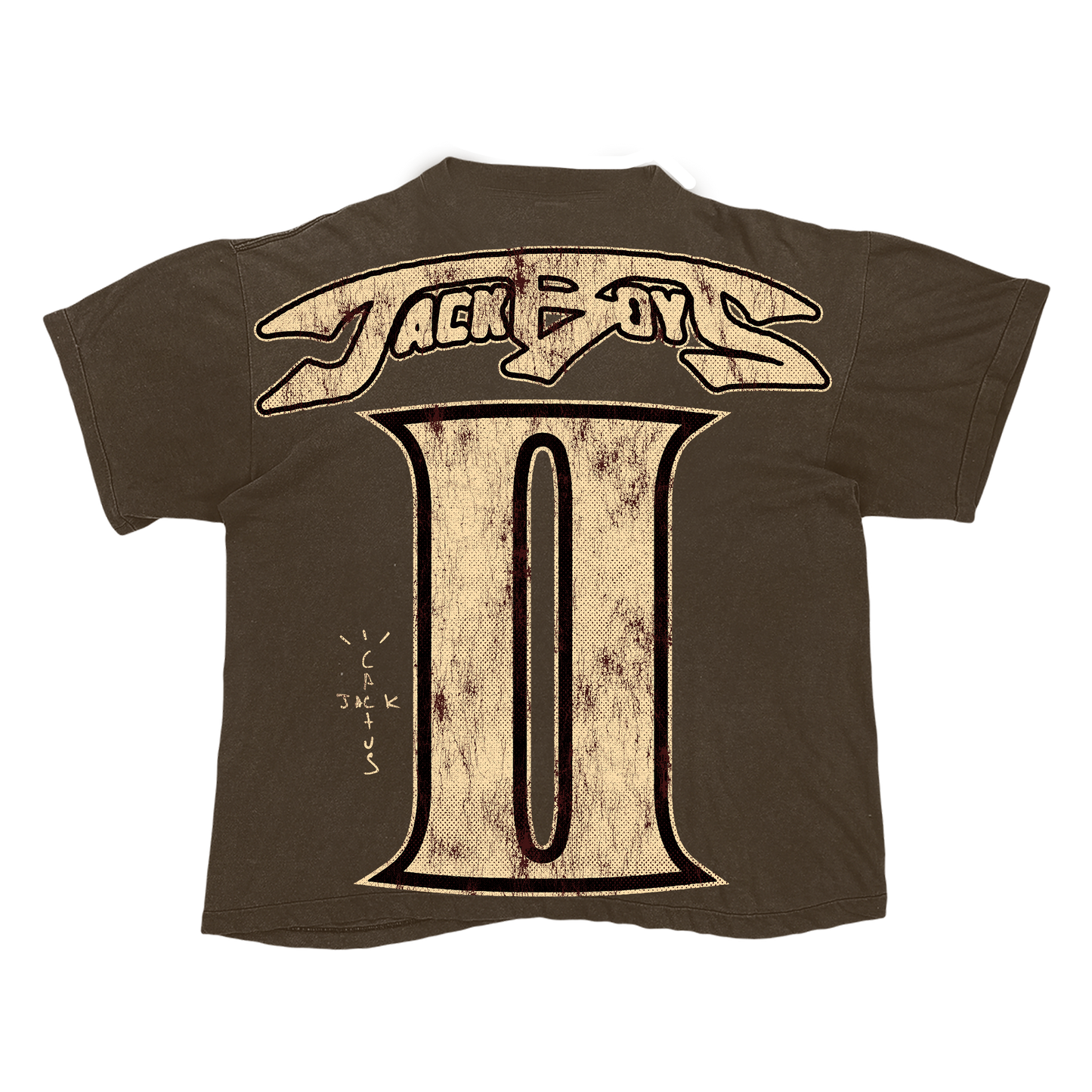AK STUDIOS TRAVIS SCOTT "CRUCIFIXION" TEE BROWN