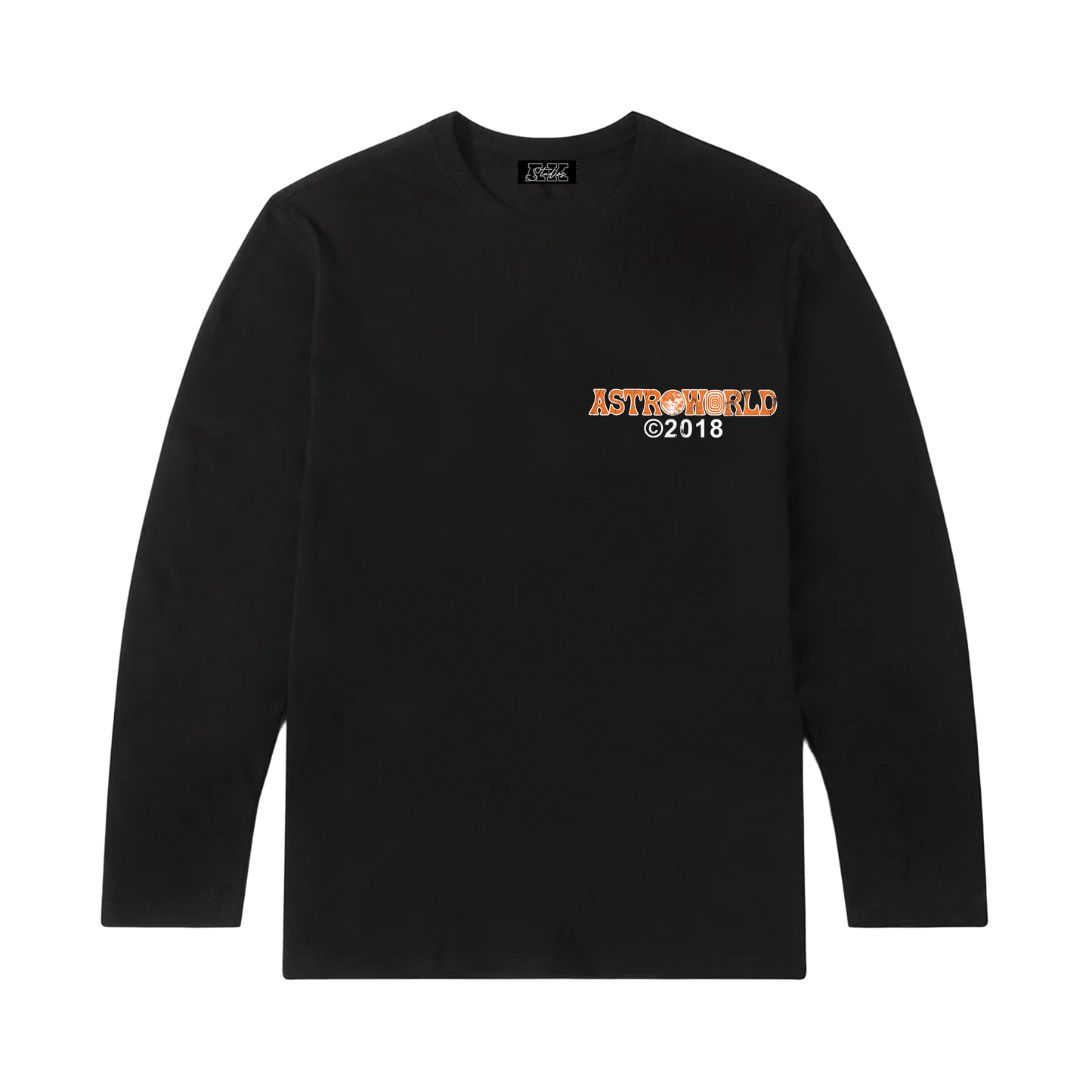 AK STUDIOS TRAVIS SCOTT "ASTROWORLD" LONG SLEEVE BLACK