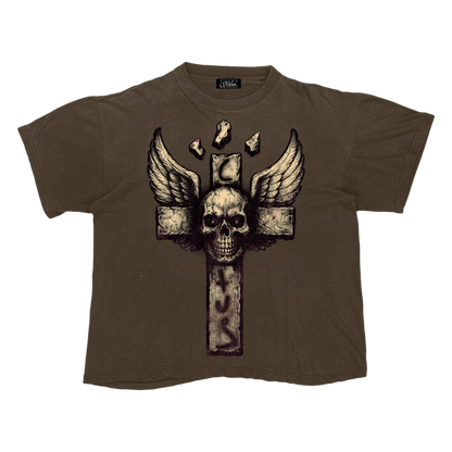 AK STUDIOS TRAVIS SCOTT "CRUCIFIXION" TEE BROWN