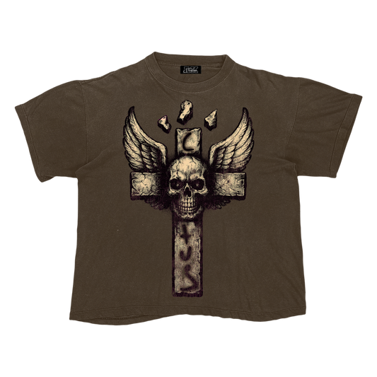 AK STUDIOS TRAVIS SCOTT "CRUCIFIXION" TEE BROWN