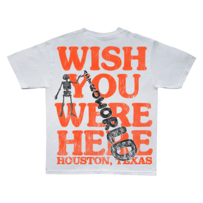 AK STUDIOS TRAVIS SCOTT ‘WISH YOU WERE HERE’ TOUR TEE WHITE
