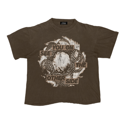 AK STUDIOS TRAVIS SCOTT "OTHER SIDE" TEE BROWN