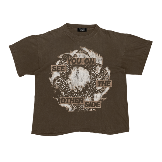 AK STUDIOS TRAVIS SCOTT "OTHER SIDE" TEE BROWN