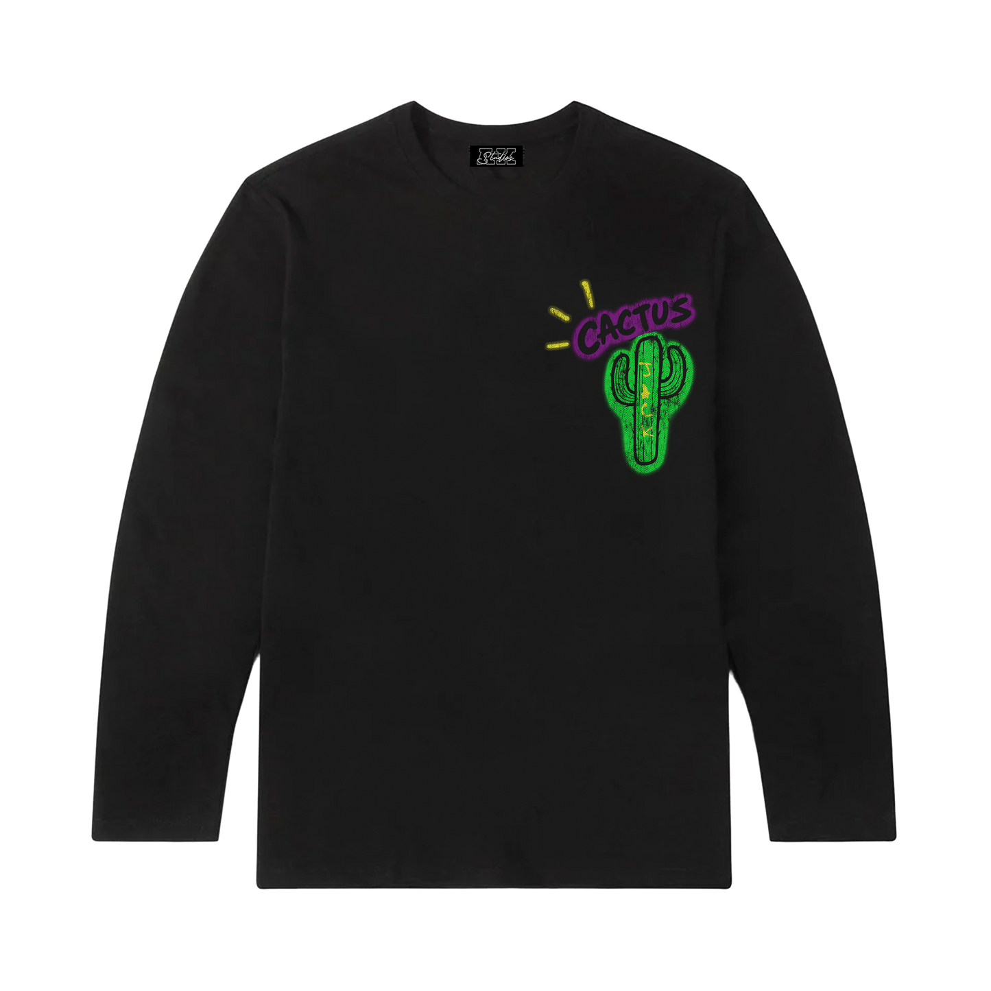 AK STUDIOS TRAVIS SCOTT "CACTI" LONG SLEEVE BLACK