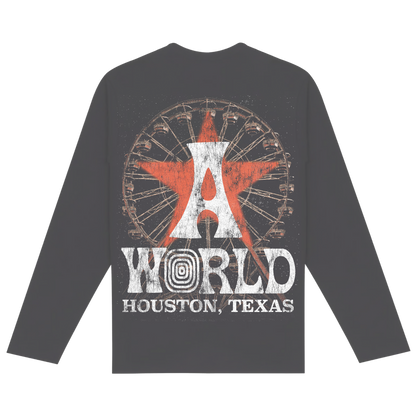 AK STUDIOS TRAVIS SCOTT "ASTROWORLD" LONG SLEEVE GREY