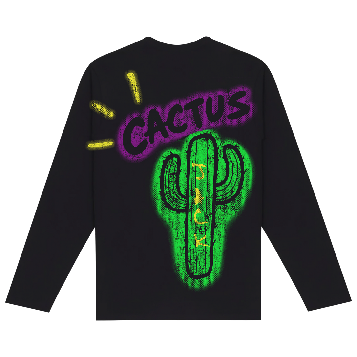 AK STUDIOS TRAVIS SCOTT "CACTI" LONG SLEEVE BLACK