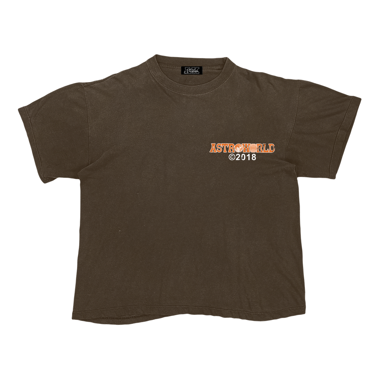AK STUDIOS TRAVIS SCOTT "ASTROWORLD" TEE BROWN