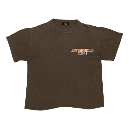 AK STUDIOS TRAVIS SCOTT "ASTROWORLD" TEE BROWN