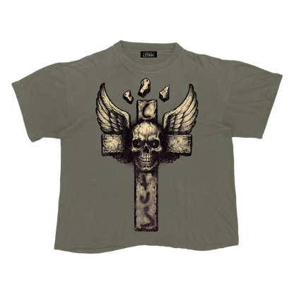 AK STUDIOS TRAVIS SCOTT "CRUCIFIXION" TEE OLIVE