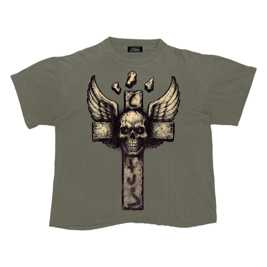 AK STUDIOS TRAVIS SCOTT "CRUCIFIXION" TEE OLIVE