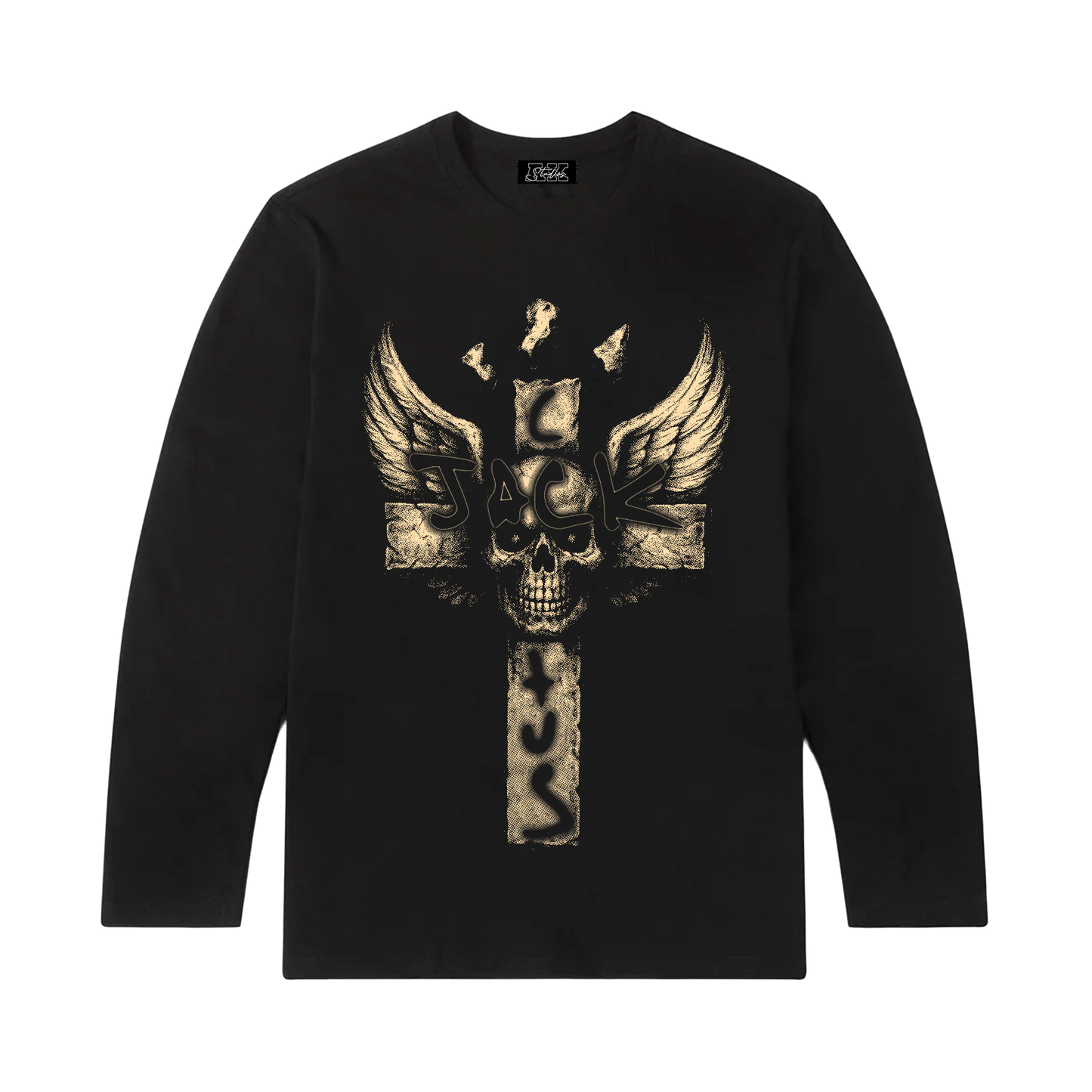 AK STUDIOS TRAVIS SCOTT "CRUCIFIXION" LONG SLEEVE BLACK