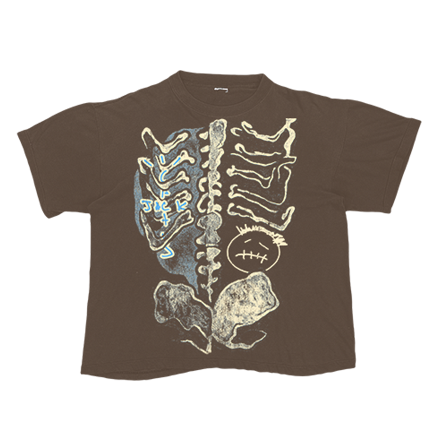 AK STUDIOS TRAVIS SCOTT "X-RAY" TEE BROWN