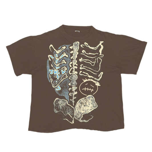 AK STUDIOS TRAVIS SCOTT "X-RAY" TEE BROWN