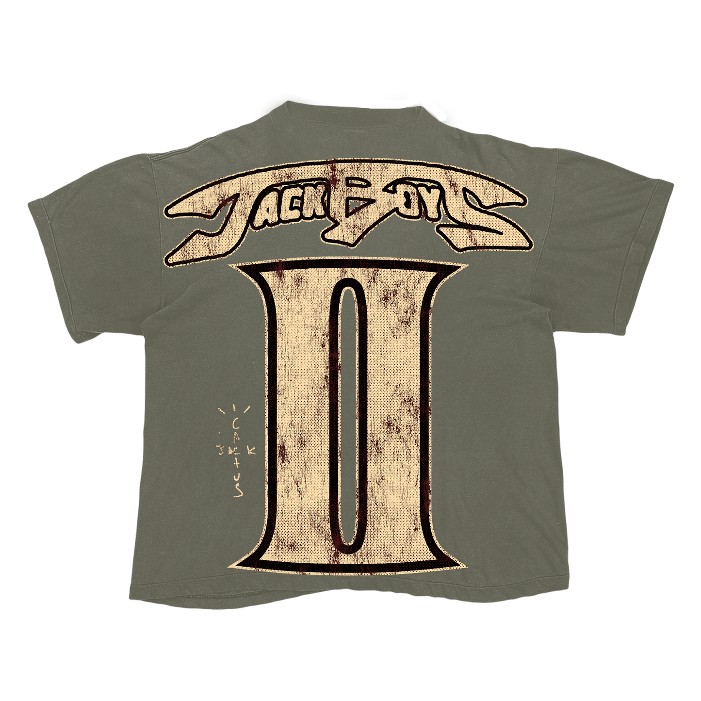 AK STUDIOS TRAVIS SCOTT "CRUCIFIXION" TEE OLIVE