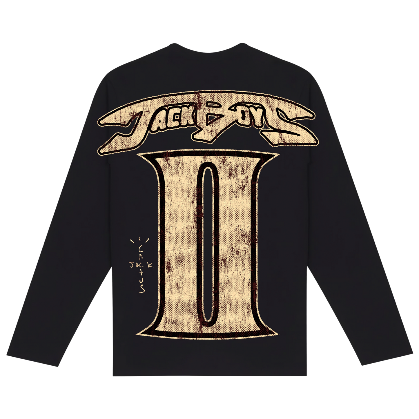 AK STUDIOS TRAVIS SCOTT "CRUCIFIXION" LONG SLEEVE BLACK