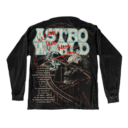 AK STUDIOS TRAVIS SCOTT "THE LAST RIDE" LONGSLEEVE BLACK