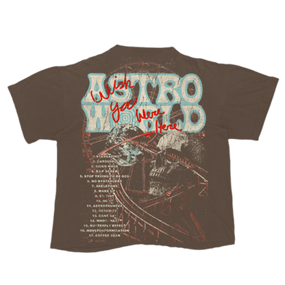 AK STUDIOS TRAVIS SCOTT "THE LAST RIDE" TEE BROWN
