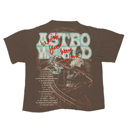 AK STUDIOS TRAVIS SCOTT "THE LAST RIDE" TEE BROWN